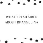 What I Remember About Brangelina